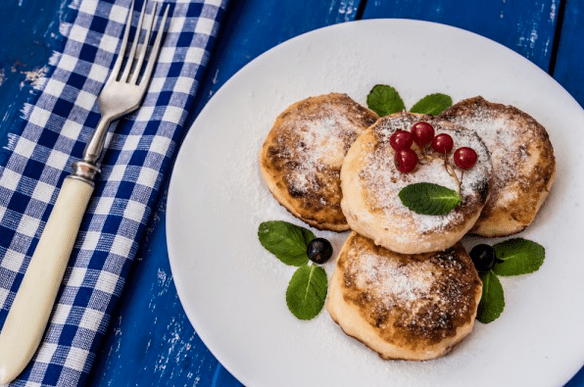 Cheesecakes in the pan in Ducan